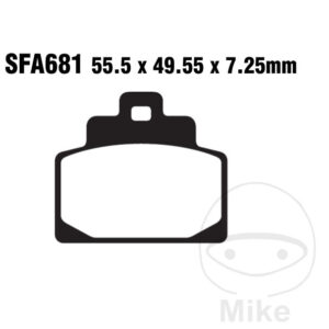 Plaquettes de frein SCO EBC