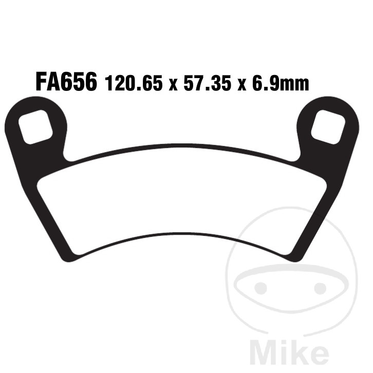 Plaquette de Frein Sinter R EBC Plaquette de Frein Sinter R EBC