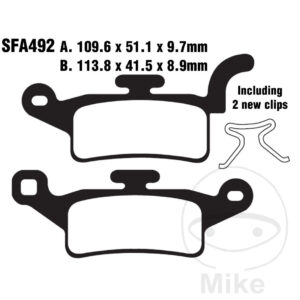 Plaquette de Frein Carbon Scooter EBC