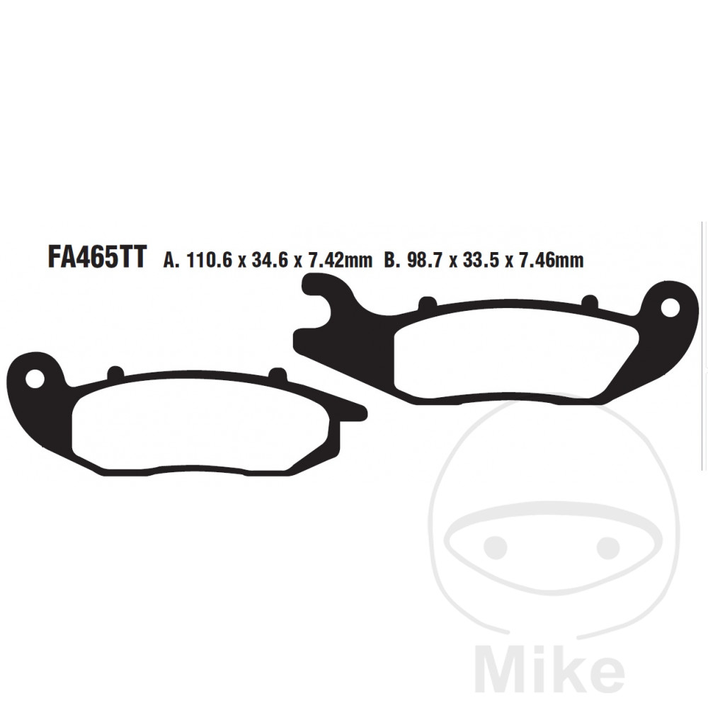 Plaquette de Frein Sinter MX-S EBC Plaquette de Frein Sinter MX-S EBC