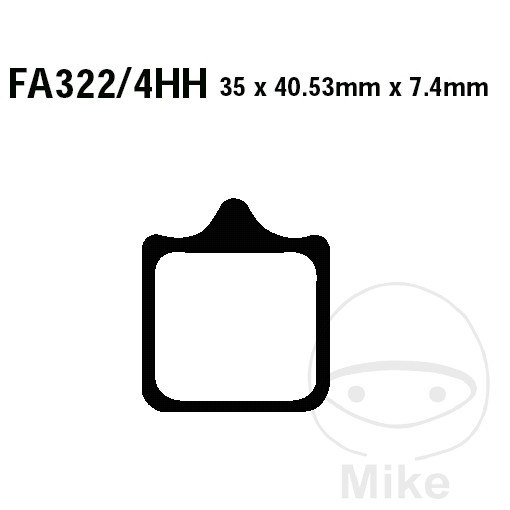 Plaquette de Frein Sinter EPFA EBC Plaquette de Frein Sinter EPFA EBC