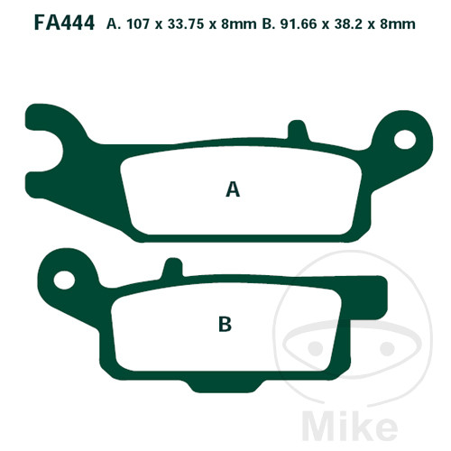 Plaquette de Frein Sinter R EBC Plaquette de Frein Sinter R EBC