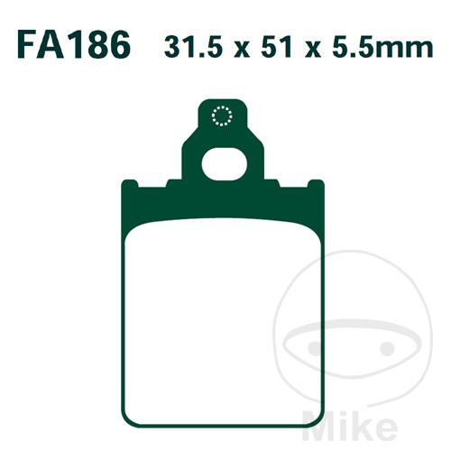 Plaquette de Frein Carbon Scooter EBC Plaquette de Frein Carbon Scooter EBC