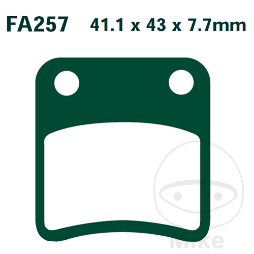 Plaquette de Frein Carbon Scooter EBC Plaquette de Frein Standard Scooter EBC