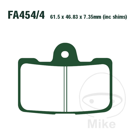 Plaquette de Frein Sinter HH EBC Plaquette de Frein Sinter HH EBC