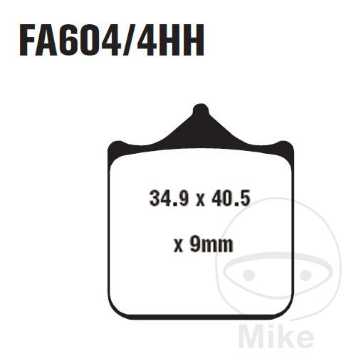 Plaquette de Frein Sinter EPFA EBC Plaquette de Frein Sinter EPFA EBC