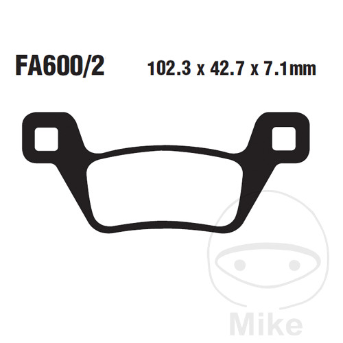 Plaquette de Frein Sinter R EBC Plaquette de Frein Sinter R EBC