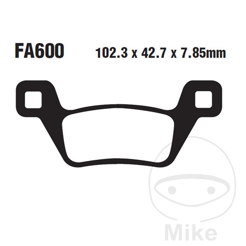 Plaquette de Frein Sinter R EBC Plaquette de Frein Sinter R EBC