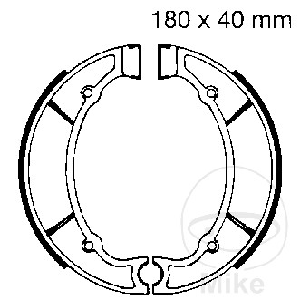 Machoire de Frein avec Ressort EBC Machoire de Frein avec Ressort EBC