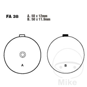 Plaquette de frein Semi-Sinter V EBC