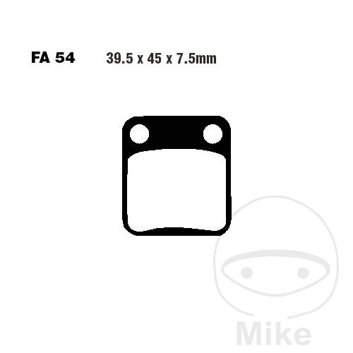 Plaquette de Frein Carbon Scooter EBC Plaquette de Frein Carbon Scooter EBC