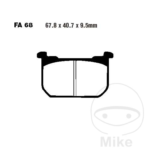 Plaquette de Frein Sinter HH EBC Plaquette de Frein Sinter HH EBC