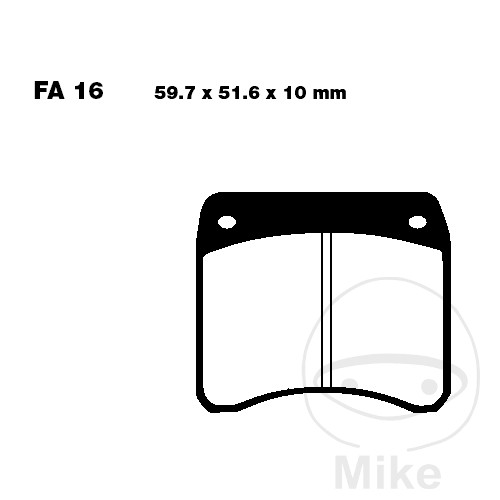 Plaquette de Frein Sinter HH EBC Plaquette de Frein Standard EBC