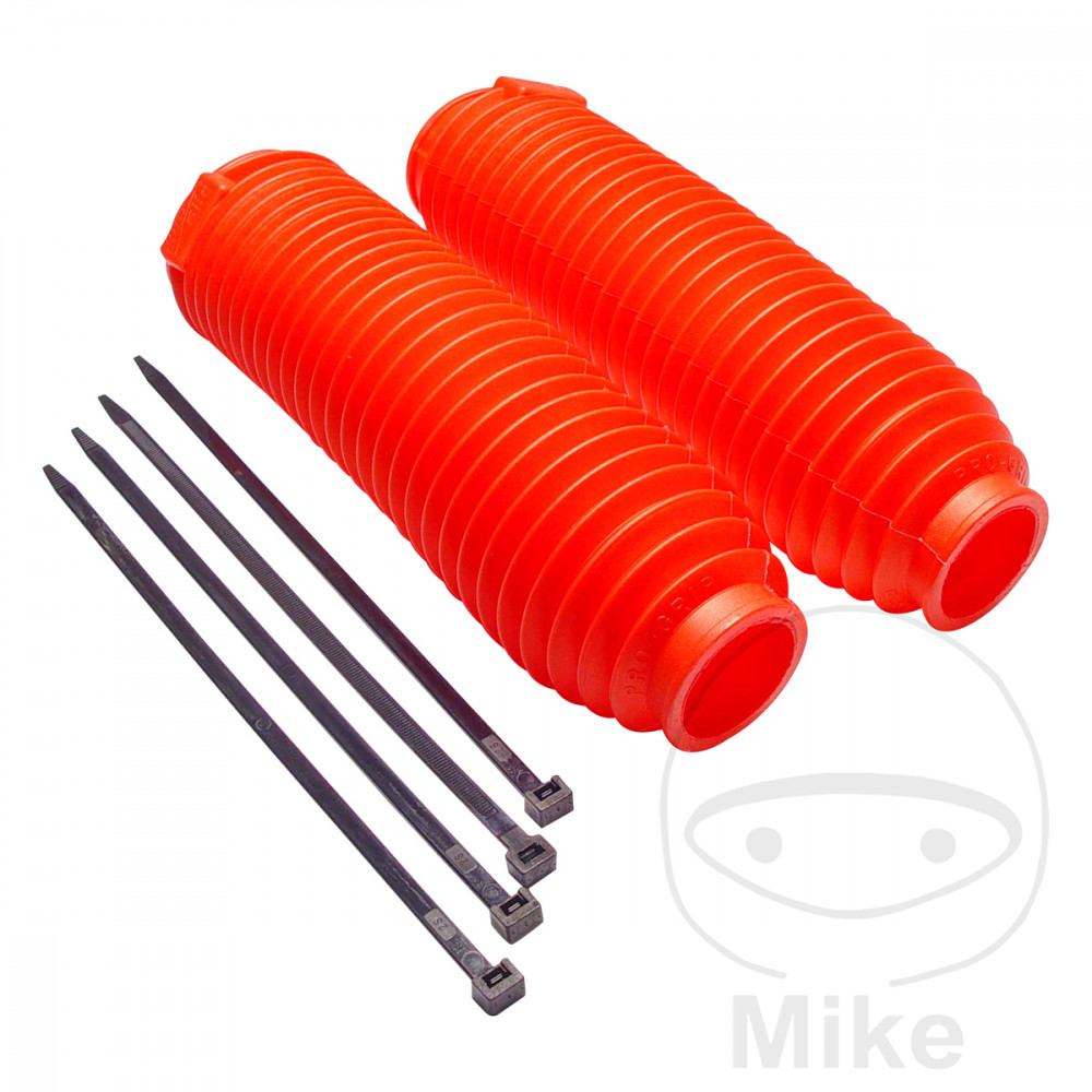 Kit soufflets protection fourche 350X42 rouge ProGrip Kit de Soufflets 350X42