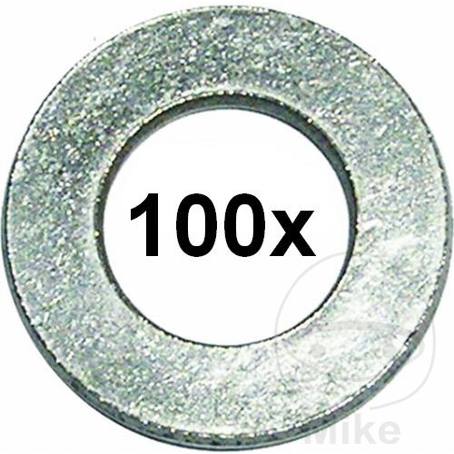 Rondelle Acier inoxydable M6 12x6.4x1.6mm DIN 7089 Pack de 100 Rondelle M6 12x6.4x1.6mm Pack de 100