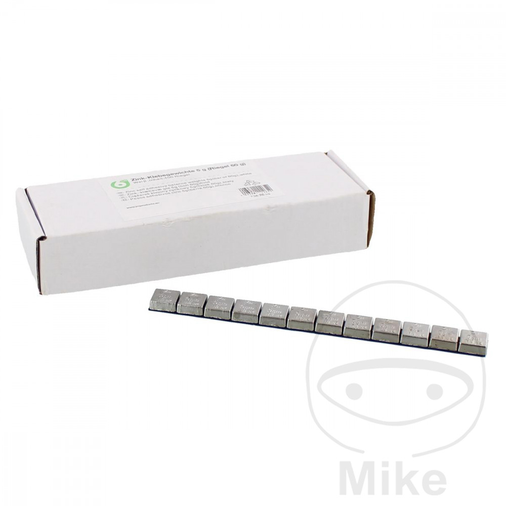 Poids adhésif barre de zinc 60G 6ON Poids adhésif barre de zinc 60G 6ON – Image 2