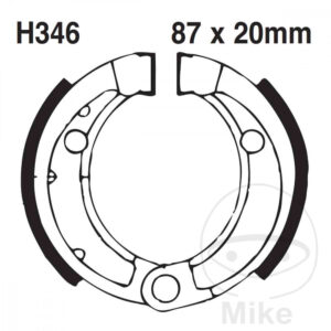 Mâchoires de frein avec ressort EBC
