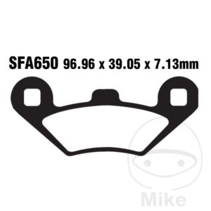 Plaquette de frein Carbon Scooter EBC