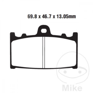 Plaquette de frein Semi-Sinter V EBC