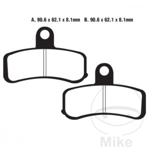 Plaquette de frein Semi-Sinter V EBC