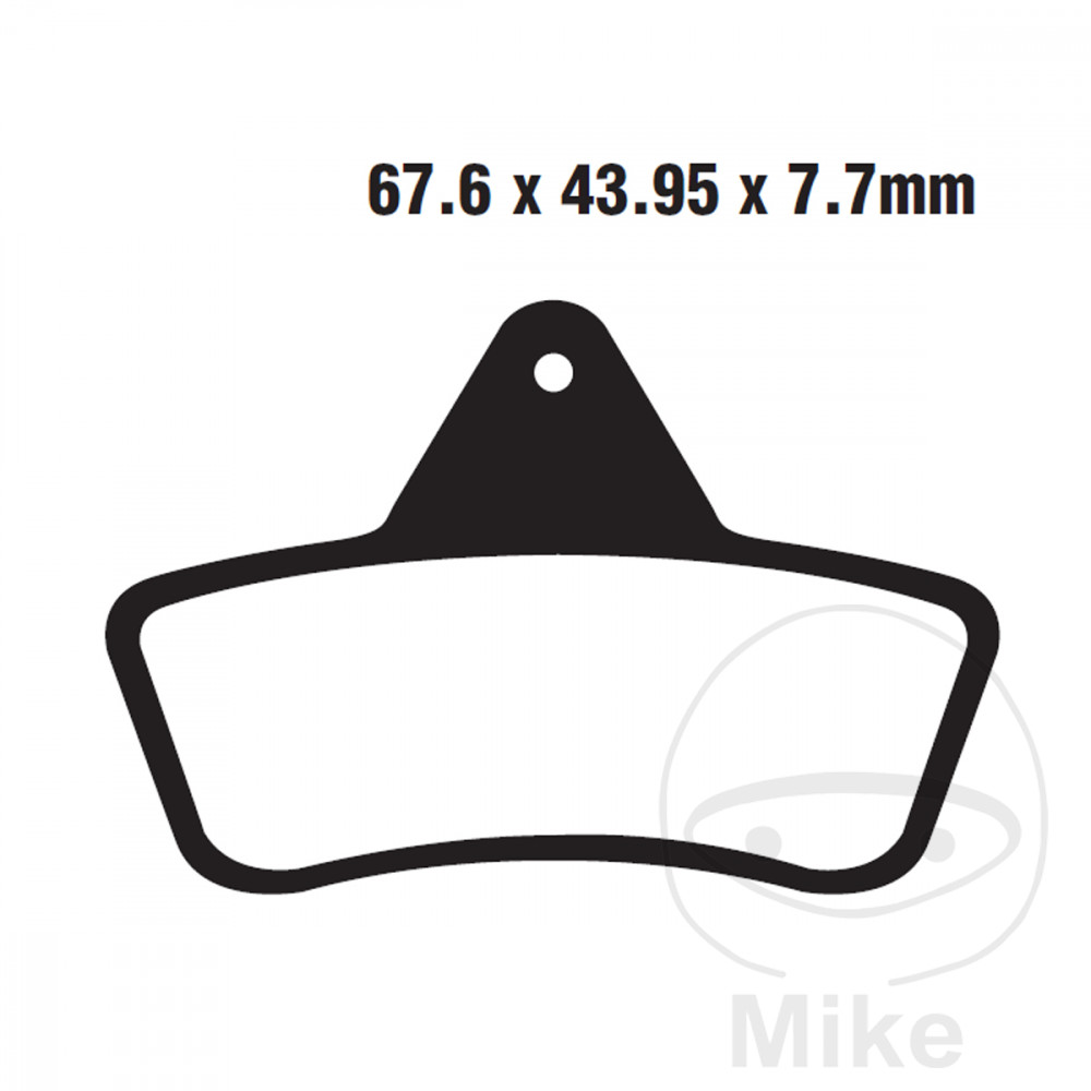 Plaquette de frein Sinter R EBC Plaquette de frein Sinter R EBC