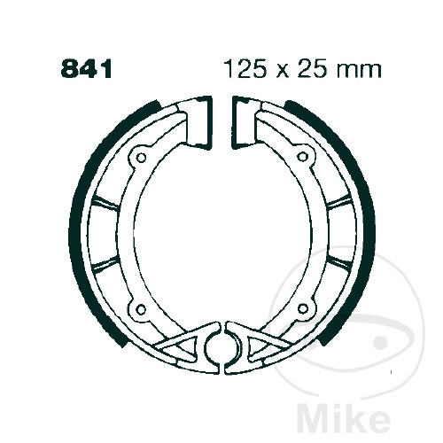 Mâchoires de frein avec ressort EBC Mâchoires de frein avec ressort EBC