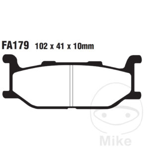 Plaquette de frein Carbon Scooter EBC