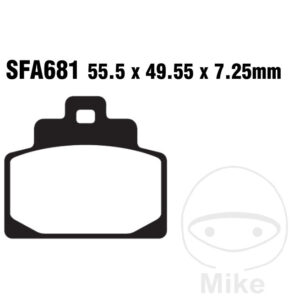 Plaquette de frein Carbon Scooter EBC