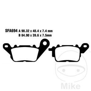 Plaquette de frein Carbon Scooter EBC