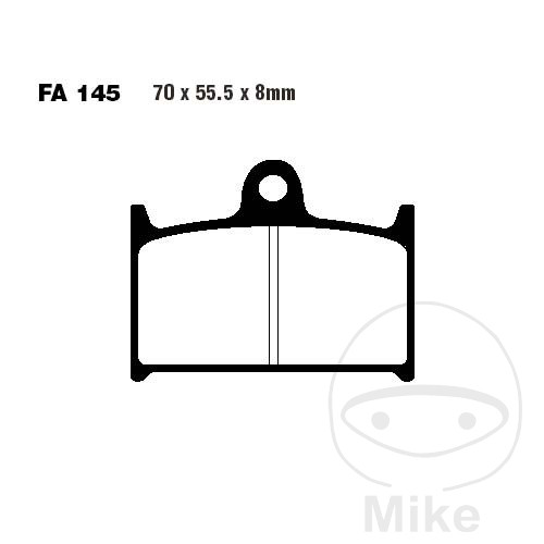 Plaquette de Frein Sinter EPFA EBC Plaquette de Frein Sinter EPFA EBC