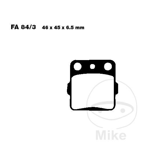 Plaquette de frein Sinter R EBC Plaquette de frein Standard EBC