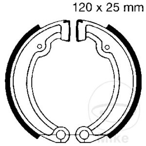 Mâchoires de frein sans ressort EBC