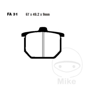 Plaquette de frein Semi-Sinter V EBC