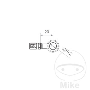 Raccord Banjo court Vario