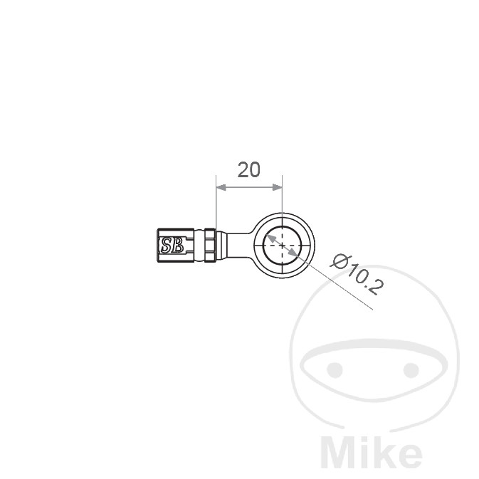 Raccord Banjo court Vario Raccord Banjo court Vario