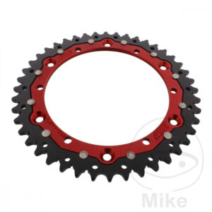 Couronne Dual 44 Dents PAS 520 Rouge