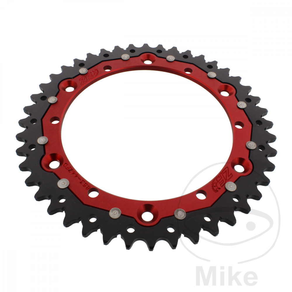 Couronne Dual 44 Dents PAS 520 Rouge Couronne Dual 44 Dents PAS 520 Rouge