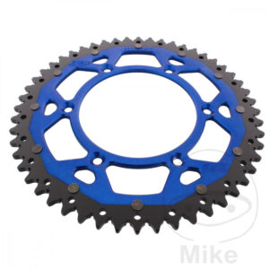 Couronne Dual 52 Dents PAS 520 Bleu