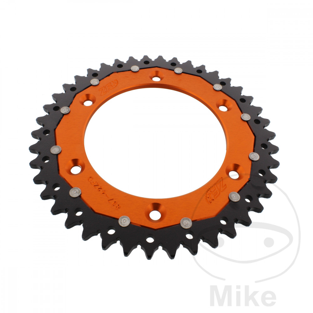 Couronne Dual 42 Dents PAS 520 orange Couronne Dual 42 Dents PAS 520 orange
