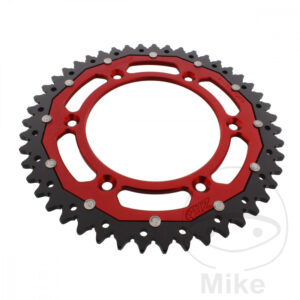 Couronne Dual 47 Dents PAS 520 Rouge