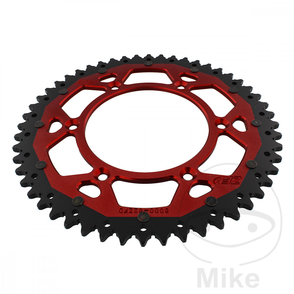 Couronne Dual 52 Dents PAS 520 Rouge Couronne Dual 52 Dents PAS 520 Rouge