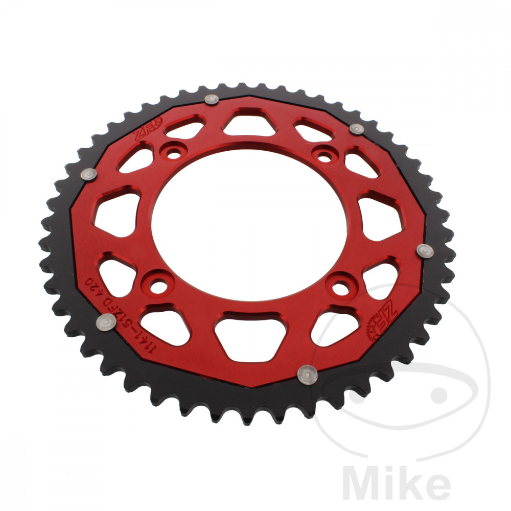 Couronne Dual 51 Dents PAS 420 Rouge Couronne Dual 51 Dents PAS 420 Rouge