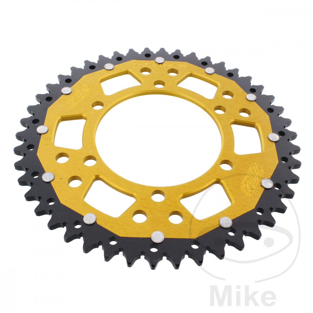 Couronne Dual 46 Dents PAS 520 Or Couronne Dual 46 Dents PAS 520 Or