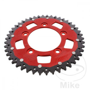 Couronne Dual 46 Dents PAS 520 Rouge