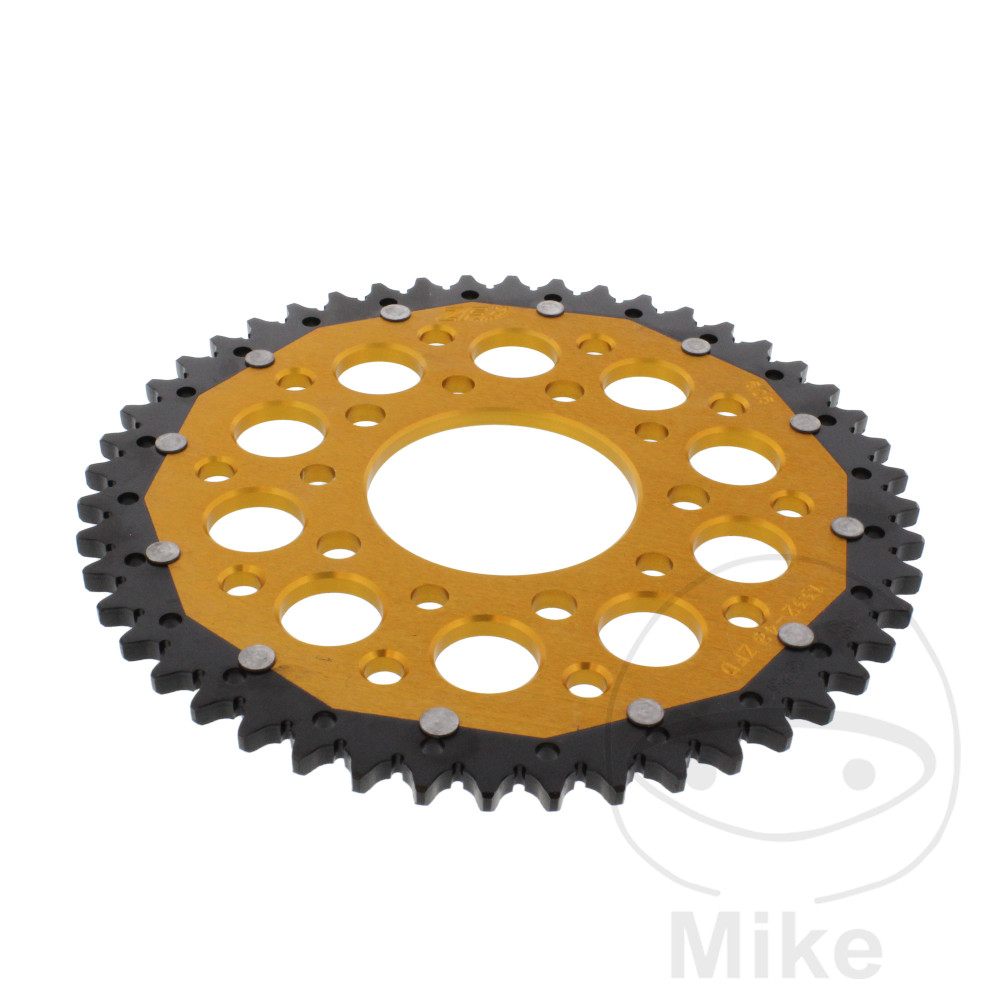 Couronne Bi-Matière 48 Dents PAS 525 Or Couronne Bi-Matière 48 Dents PAS 525 Or