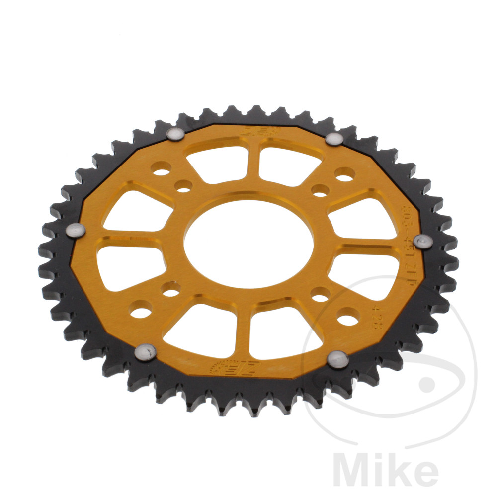 Couronne Bi-Matière 45 Dents PAS 428 Or Couronne Bi-Matière 45 Dents PAS 428 Or