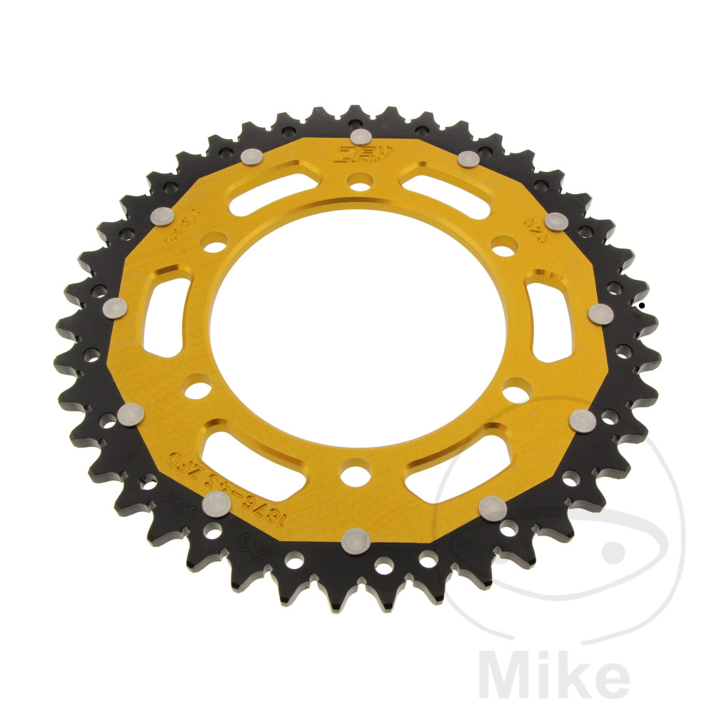 Couronne Bi-Matière 43 Dents PAS 525 Or Couronne Bi-Matière 43 Dents PAS 525 Or