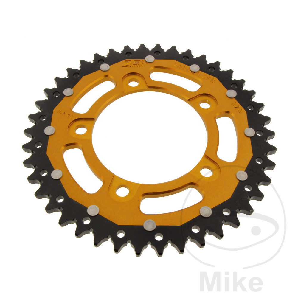 Couronne Bi-Matière 42 Dents PAS 525 Or Couronne Bi-Matière 42 Dents PAS 525 Or