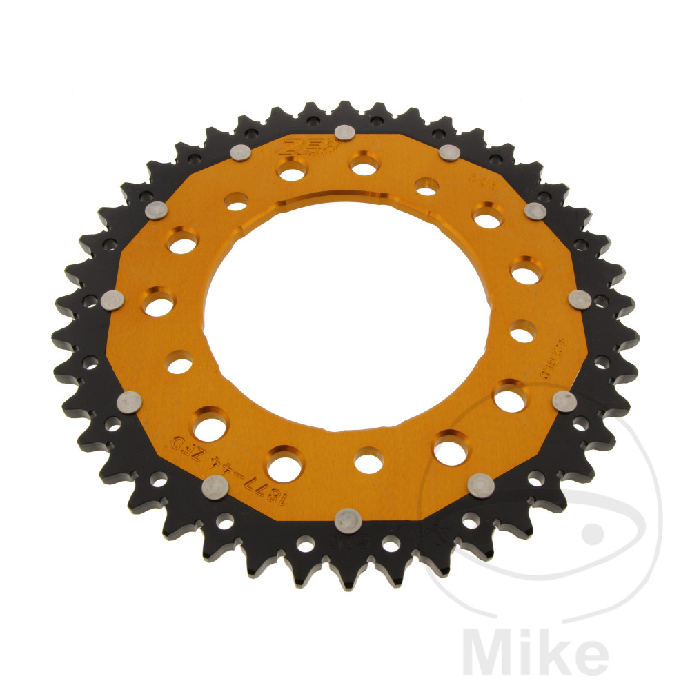 Couronne Bi-Matière 44 Dents PAS 525 Or Couronne Bi-Matière 44 Dents PAS 525 Or