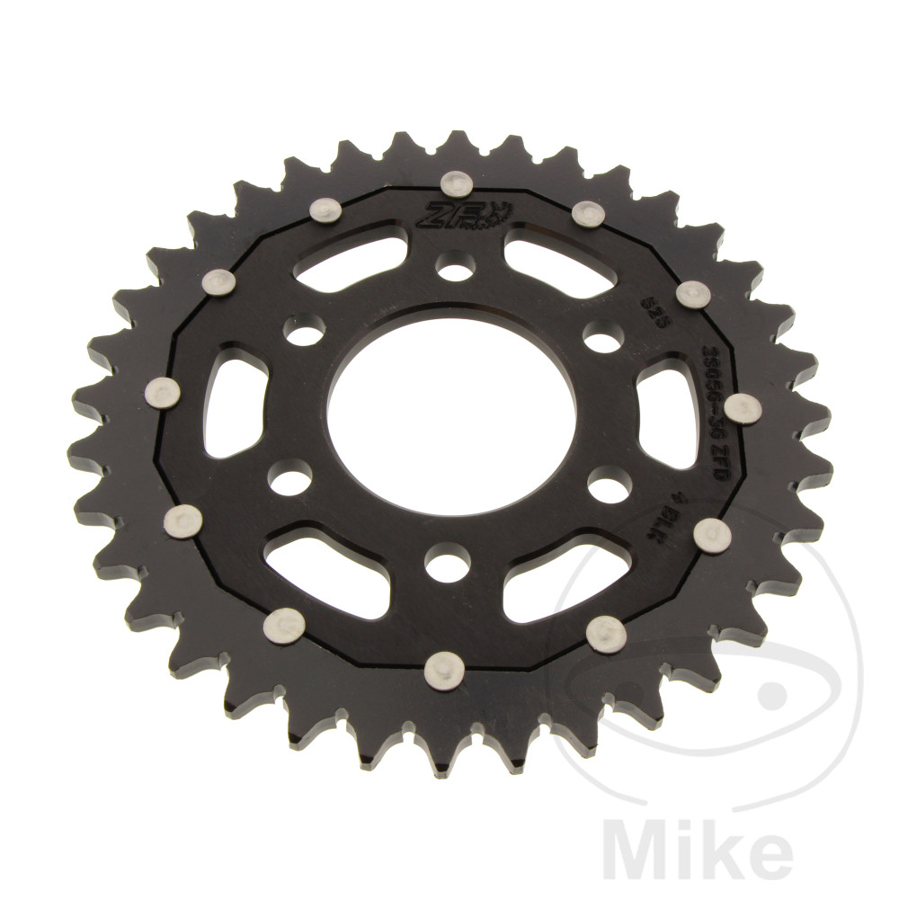 Couronne Bi-Matière 36Z PAS 525 Noir Couronne Bi-Matière 36Z PAS 525 Noir